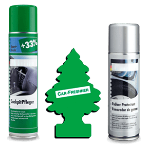 Produtos de cuidado & limpeza do interior do carro